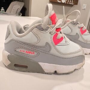 Nike Kids Sneakers Gray and Pink